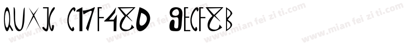 quxjg c17f4809ecf8b字体转换